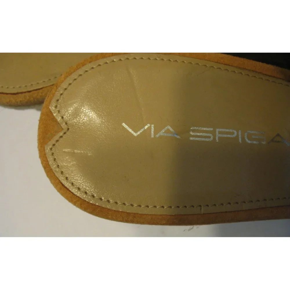 Via Spiga Suede Espadrille Wedge Heels Size 10M
